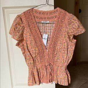 American Eagle Babydoll Style Top